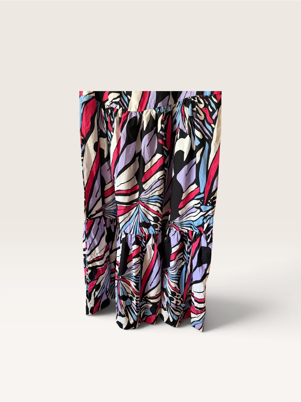 ANTHROPOLOGIE MAEVE ONE SHOULDER PRINTED MIDI DRESS NWT SIZE 12 - Picture 11 of 16